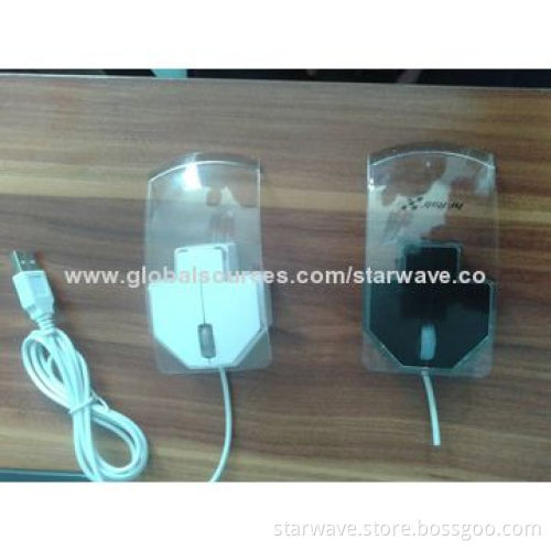 Wireless Optical Mouse with 1.5V Rated Working Voltage, 1600dpi Resolution
